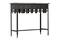 Hello Honey® 36" Rustic Farmhouse Metal Console Table with Solid Wood Top